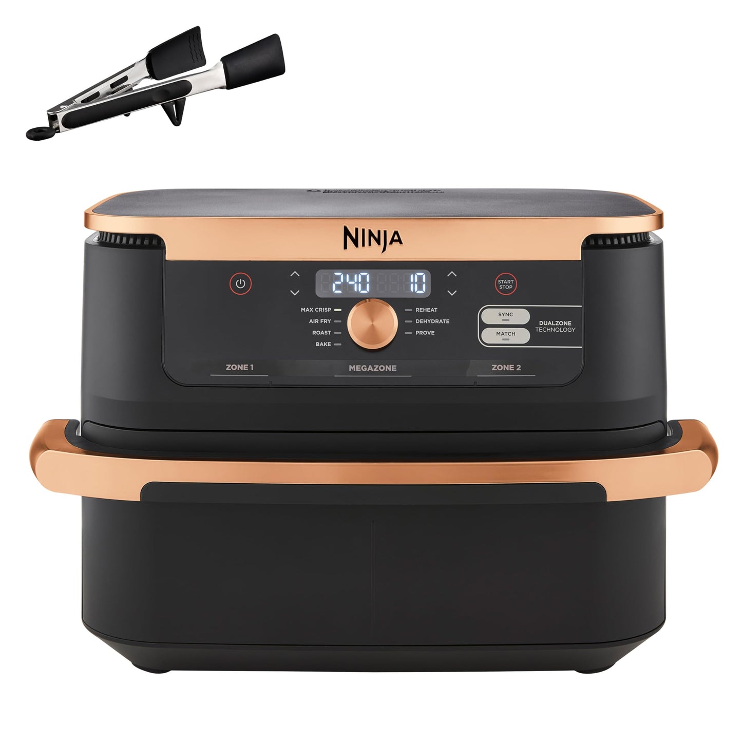 Ninja Foodi FlexDrawer - Friggitrice ad Aria Ampia con Separatore Rimovibile