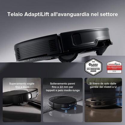 Roborock Saros 10R: Robot Aspirapolvere Lavapavimenti 22.000 Pa