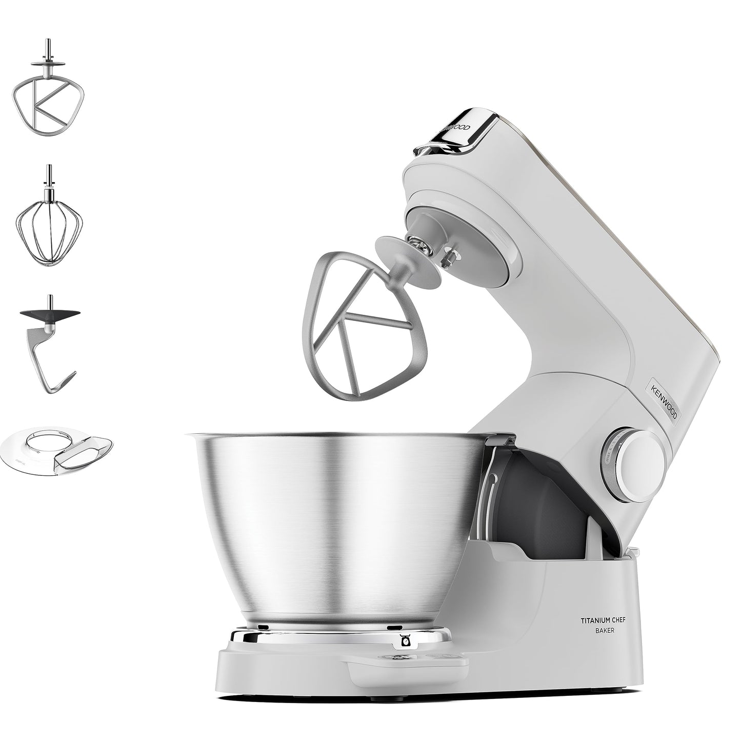 Kenwood Titanium Chef Baker XL Doppia Ciotola da 5L e 7L e Food Processor
