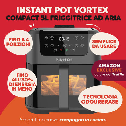 Instant Vortex Plus with ClearCook - 5.7 L Digital Healthy Hot Air Fryer -1700 W
