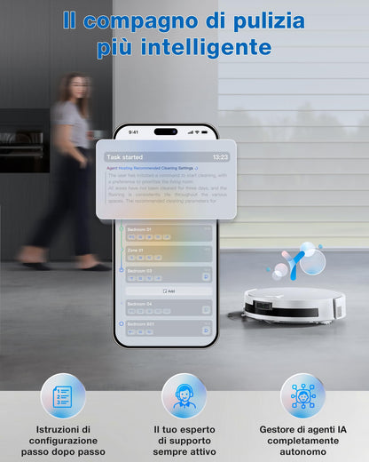 ECOVACS X9 PRO OMNI: Robot Aspirapolvere Lavapavimenti 16.600 Pa