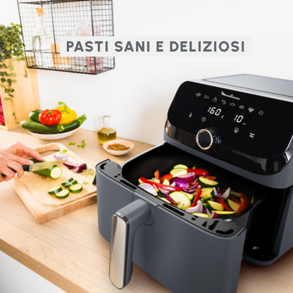 Moulinex Easy Fry Mega, Friggitrice ad Aria Versatile 7,5L/2kg per 8 Persone, 1700-2020W