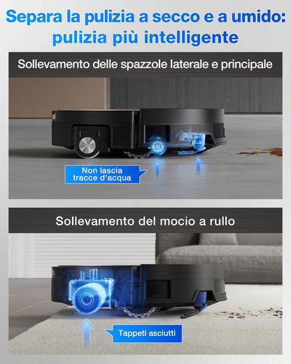 ECOVACS X9 PRO OMNI: Robot Aspirapolvere Lavapavimenti 16.600 Pa