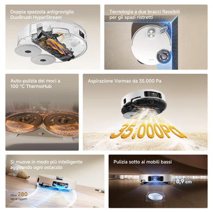 Dreame L50 Ultra AE: Robot Aspirapolvere Lavapavimenti 28.000 Pa