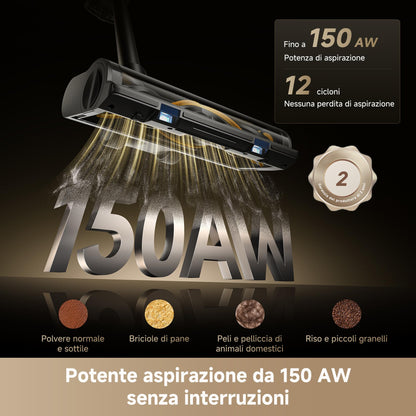 DREAME R20 Aspirapolvere Senza Fili con Tecnologia di rilevamento laser
