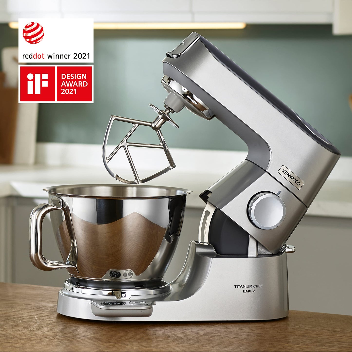 Kenwood Titanium Chef Baker XL Doppia Ciotola da 5L e 7L e Food Processor