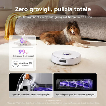 NARWAL Freo X10 Pro: Robot Aspirapolvere Lavapavimenti 11.000 Pa