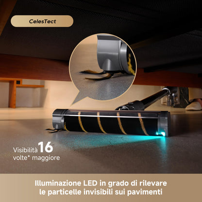 DREAME R20 Aspirapolvere Senza Fili con Tecnologia di rilevamento laser