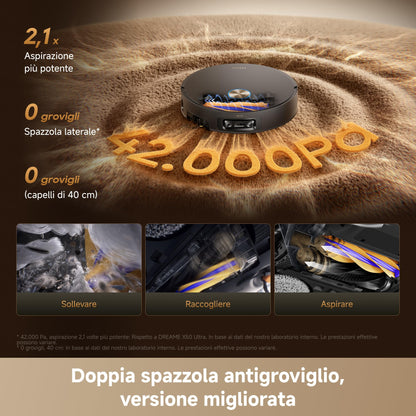Dreame X50 Ultra Complete: Robot Aspirapolvere 20.000 Pa