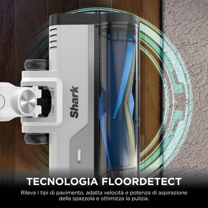 Shark PowerPro Aspirapolvere Senza Filo con FloorDetect e tecnologia Flexology