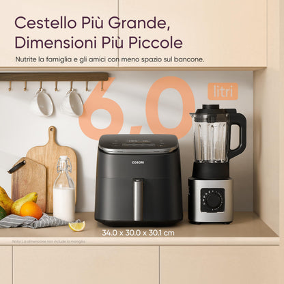 COSORI Friggitrice ad Aria Turbo Blaze 6 Litri