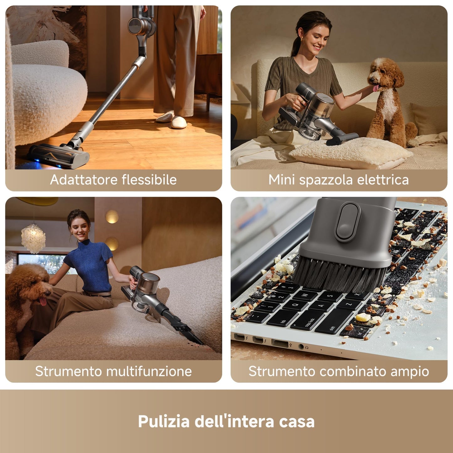 DREAME R20 Aspirapolvere Senza Fili con Tecnologia di rilevamento laser