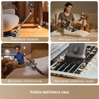 DREAME R20 Aspirapolvere Senza Fili con Tecnologia di rilevamento laser