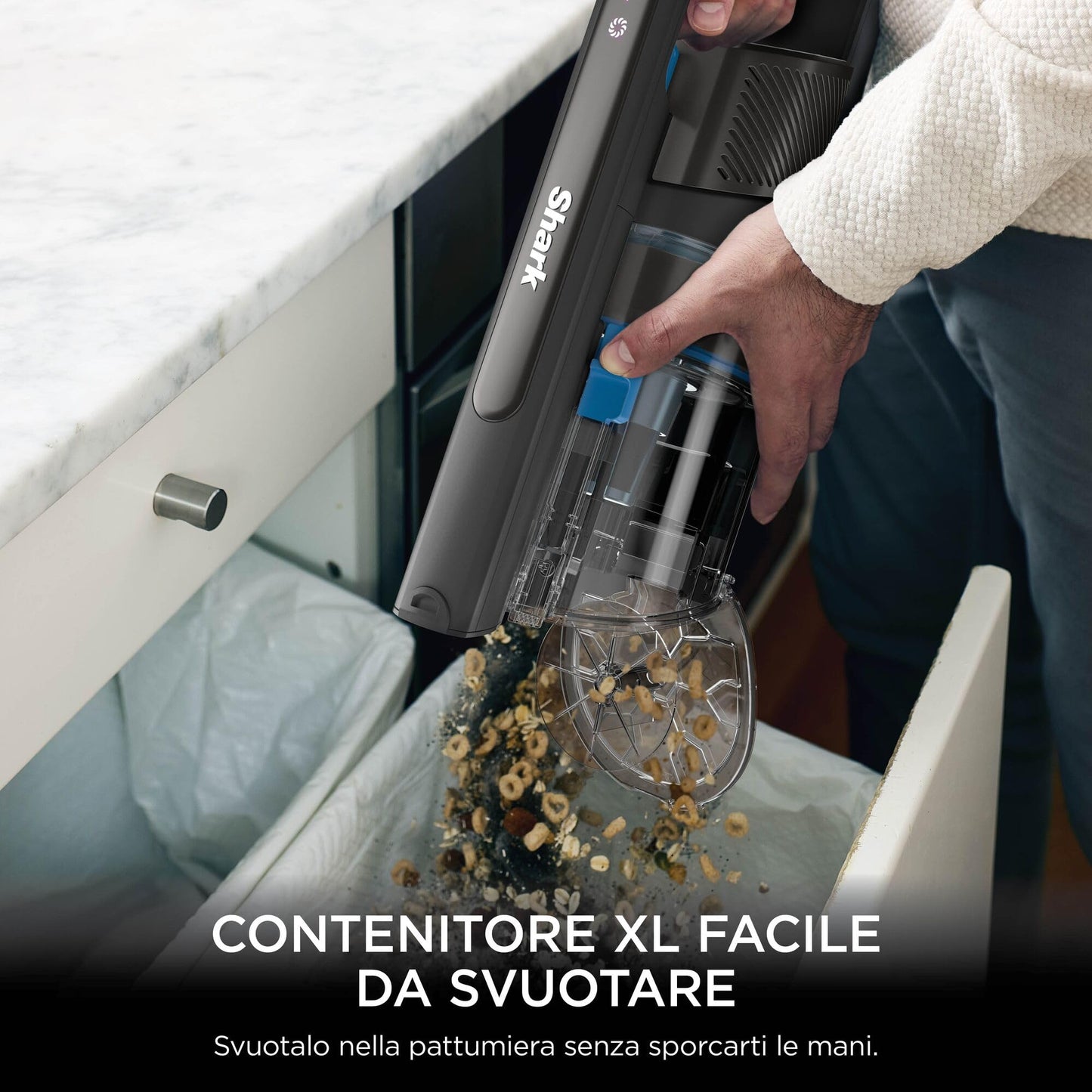 Shark PowerPro Aspirapolvere Senza Filo con FloorDetect e tecnologia Flexology