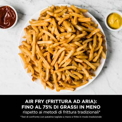 Ninja Foodi FlexDrawer - Friggitrice ad Aria Ampia con Separatore Rimovibile