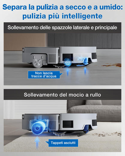 ECOVACS X9 PRO OMNI: Robot Aspirapolvere Lavapavimenti 16.600 Pa
