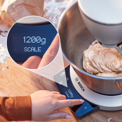 Bosch Elettrodomestici Planetaria da Cucina con Bilancia Integrata e capacità da 5.5 Litri - 1500 W