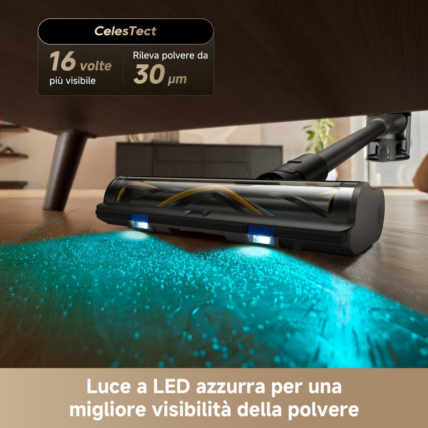 DREAME R20 Aspirapolvere Senza Fili con Tecnologia di rilevamento laser