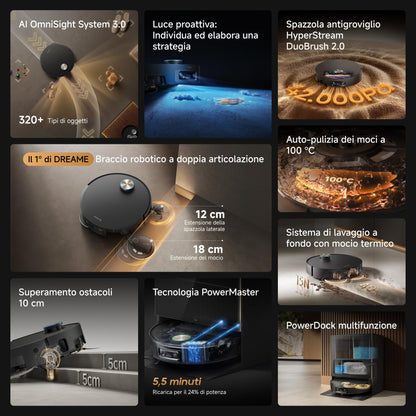 Dreame X50 Ultra Complete: Robot Aspirapolvere 20.000 Pa