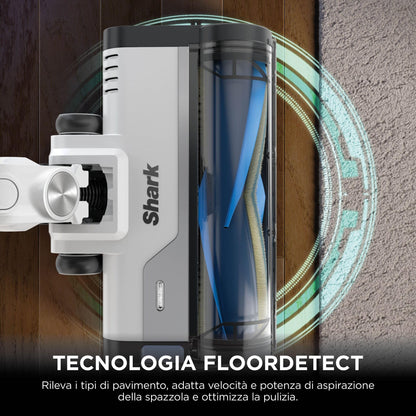 Shark PowerPro Aspirapolvere Senza Filo con FloorDetect e tecnologia Flexology