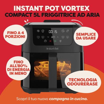 Instant Vortex Plus with ClearCook - 5.7 L Digital Healthy Hot Air Fryer -1700 W