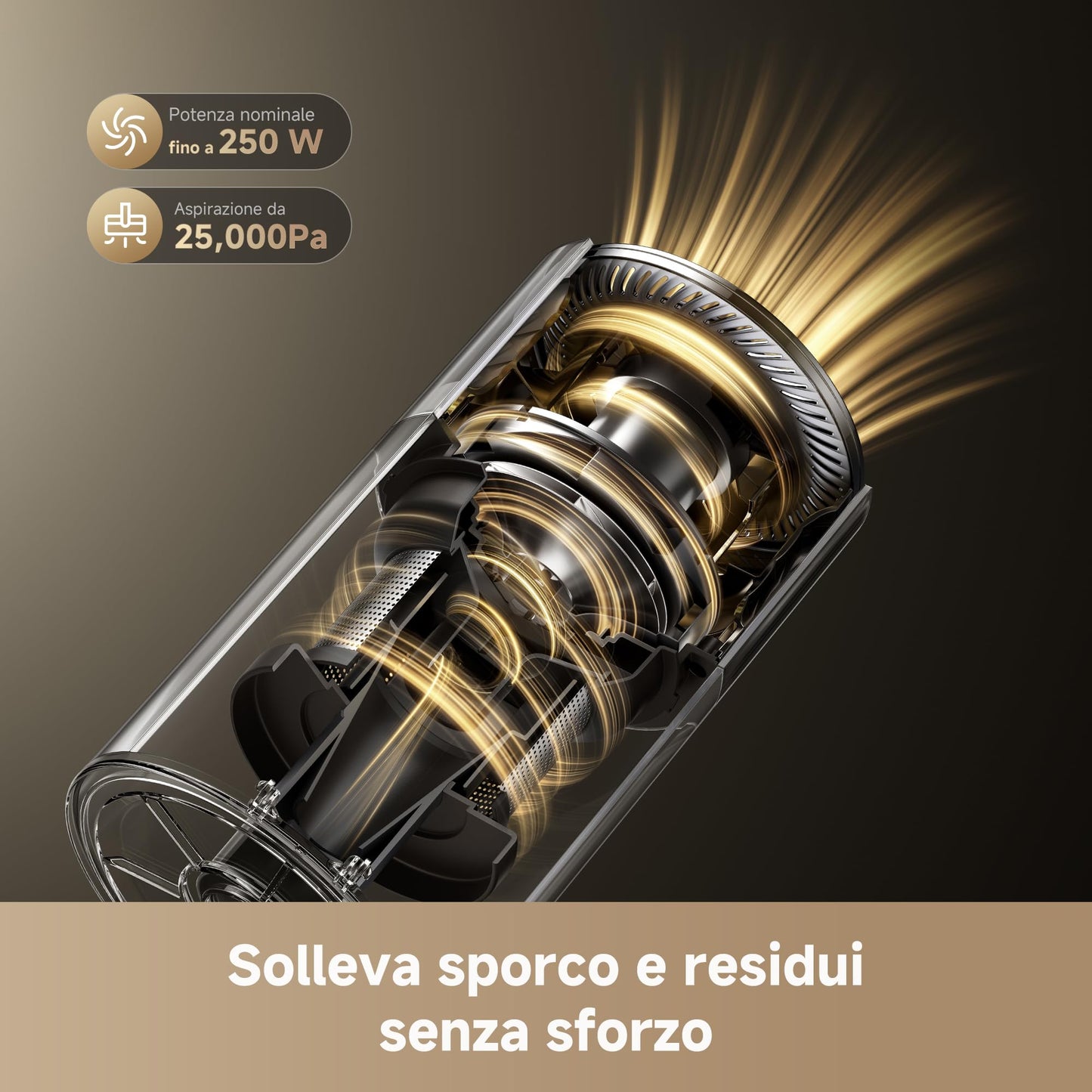 DREAME R20 Aspirapolvere Senza Fili con Tecnologia di rilevamento laser