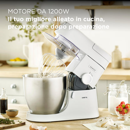 Kenwood Impastatrice Planetaria Chef XL con Ciotola da 6,7L - 1200W