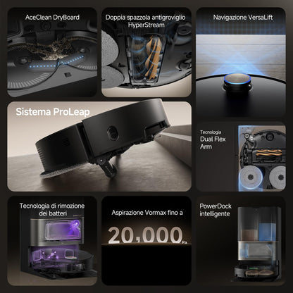 Dreame X50 Ultra Complete: Robot Aspirapolvere 20.000 Pa
