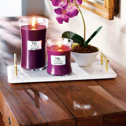WoodWick Fireside Candela Profumata con Stoppino in Legno 609 g