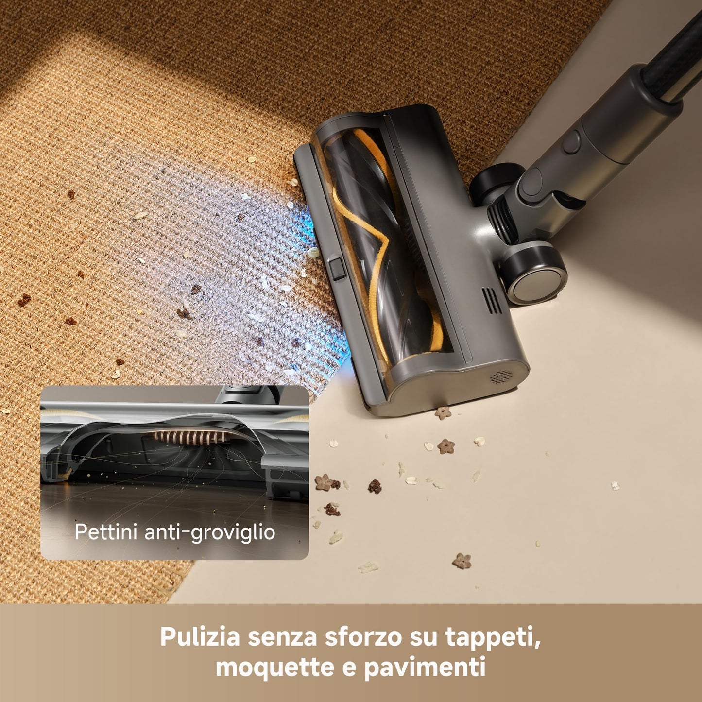 DREAME R20 Aspirapolvere Senza Fili con Tecnologia di rilevamento laser