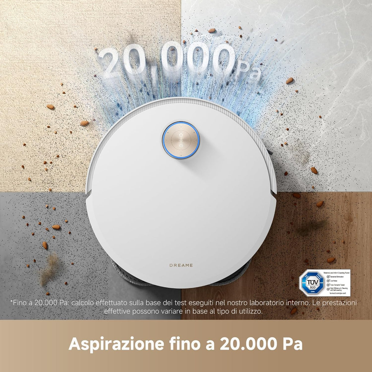 Dreame X50 Ultra Complete: Robot Aspirapolvere 20.000 Pa