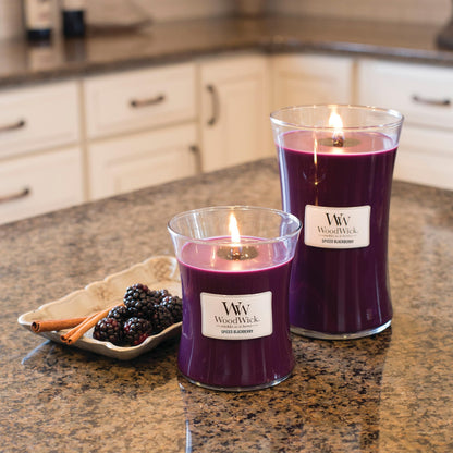 WoodWick Fireside Candela Profumata con Stoppino in Legno 609 g