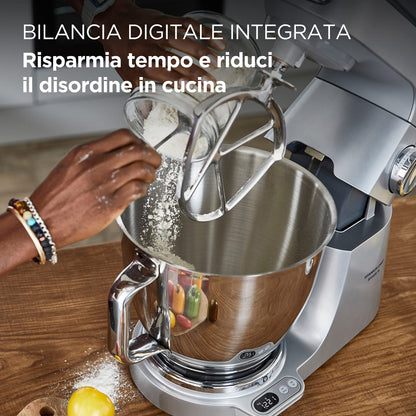 Kenwood Titanium Chef Baker XL Doppia Ciotola da 5L e 7L e Food Processor